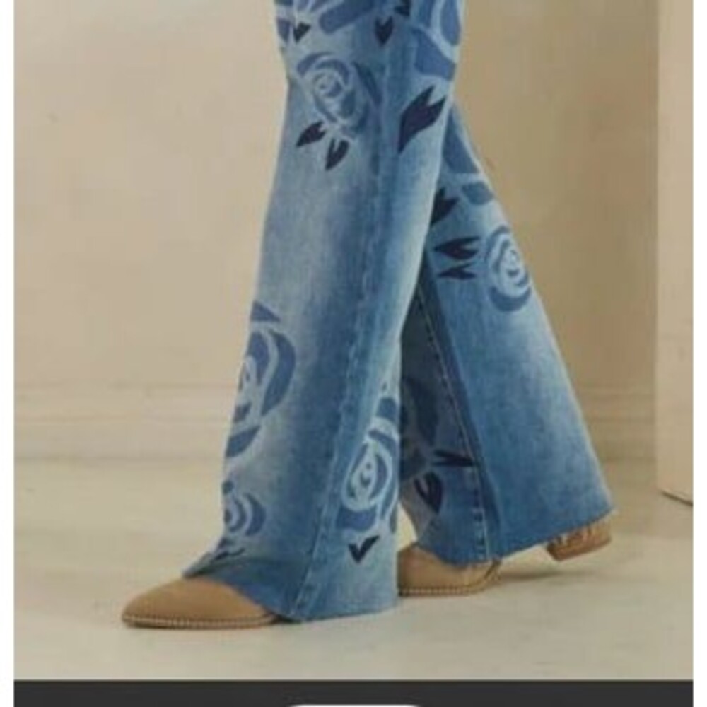 OLI & HALI jeans OH! jeans Oli and Hali OLI HALI jeans floral OLI&hali 8/10 MED - Picture 6 of 12